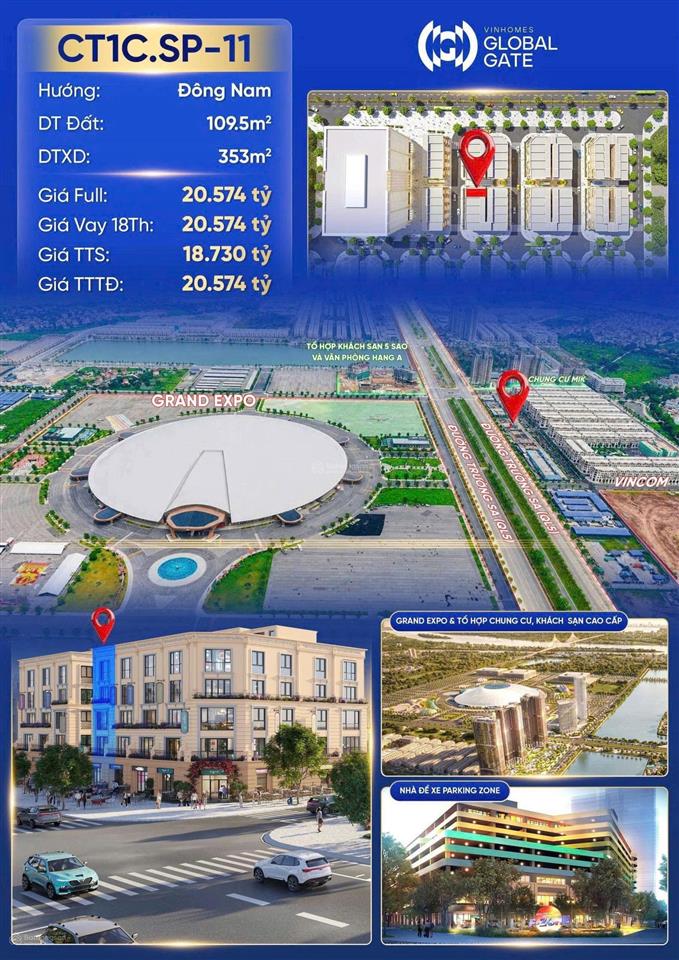Bán shophouse hàng hiếm tại khu ngoại giao đoàn, giá thỏa thuận, 109m2