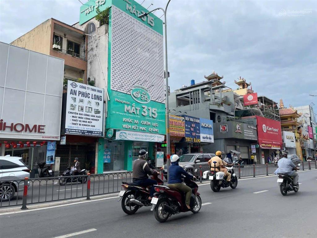 Bán nhà hoàng văn thụ 165.6m²  mặt tiền  thu 90tr/tháng  tân bình  giá 75 tỷ