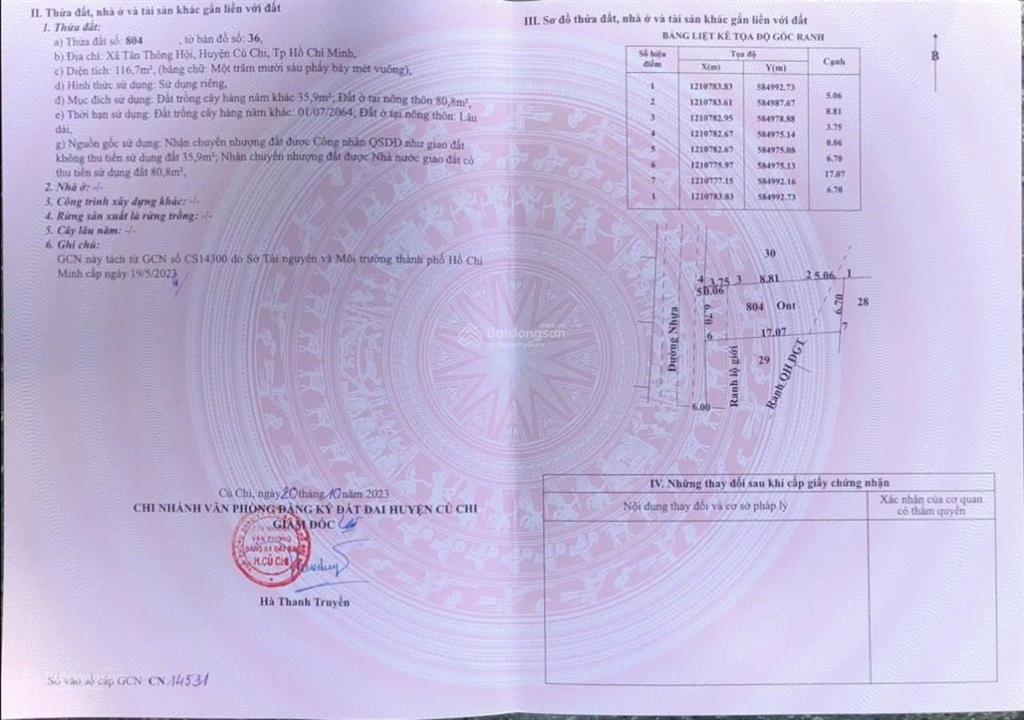 Bán gấp lô đất chủ ngộp giá rẻ 116m2 mặt tiền đường có thương lượng nhẹ cho khách thiện chí