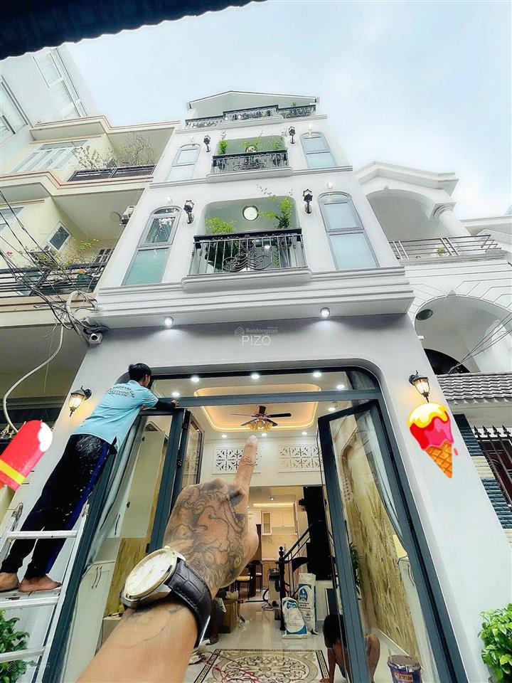 Vị trí vàng! khu dân trí cao cư xá phan đăng lưu bt 4mx13m, 4 tầng siêu đẹp hạ giá còn 10,7tỷ tl
