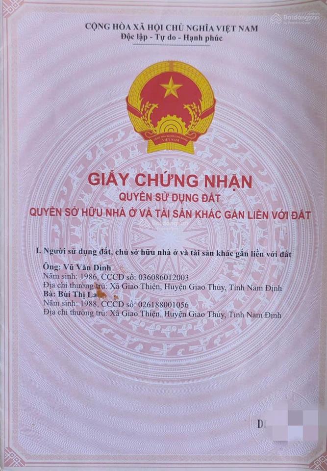 Bán đất mặt đường trục chính nối quốc lộ 1 a với đường tránh 1a, gần khu cn formosa, còn phú vinh,