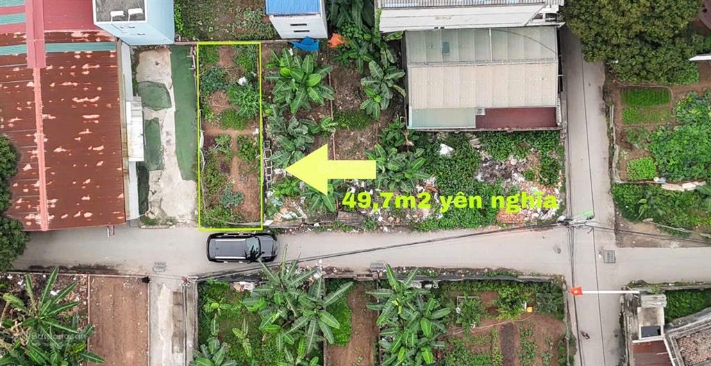 Thửa đất hoa hậu yên nghĩa địa chỉ tổ 15 yên nghĩa hà đông diện tích 49,7m2 + mặt tiền