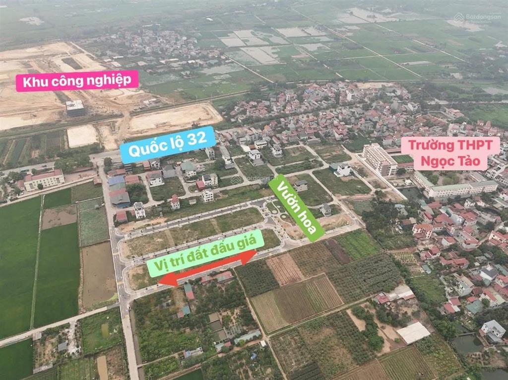 Đất nền đấu giá, khu đồng cầu lọc ngọc tảo (nay xã hát môn),giá tri kỳ vong cao.