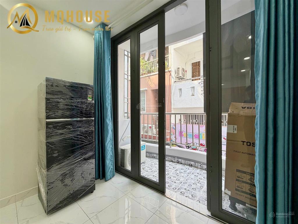 Căn hộ 1pn bancony hẻm an ninh gần bv từ dũ, phố bùi viện, chợ metro bến thành q1