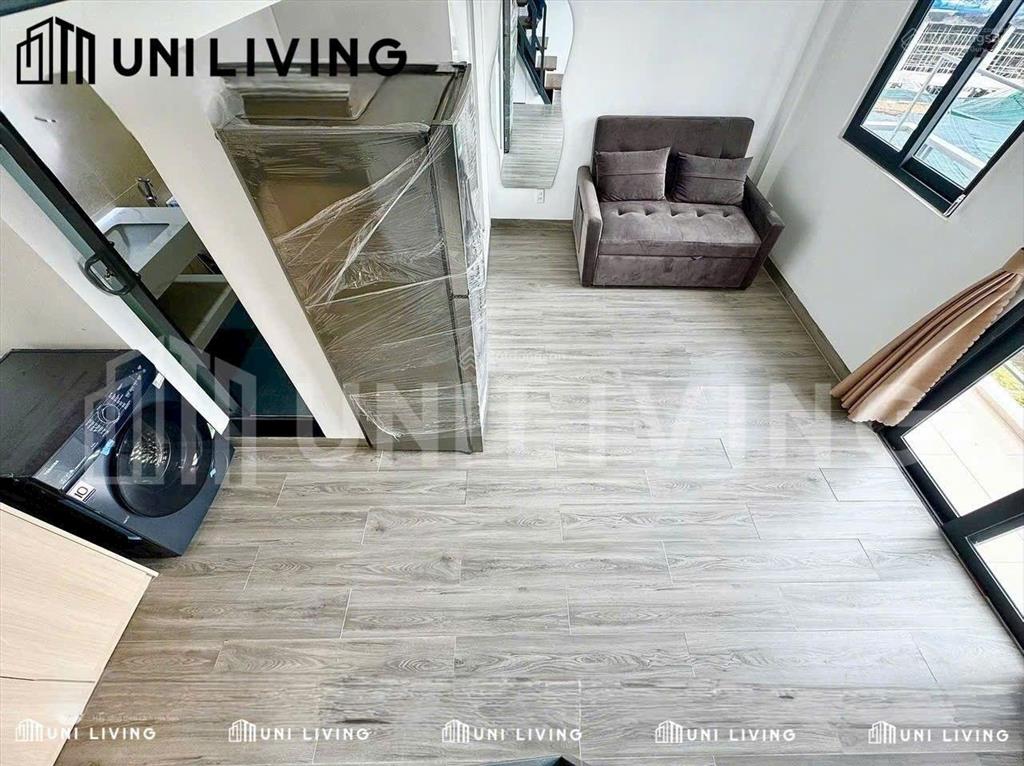 [ hình thật giá thật ] bùng nổ 1 căn gác, ban công full nội thất. nằm ngay đường linh đông. ban côn