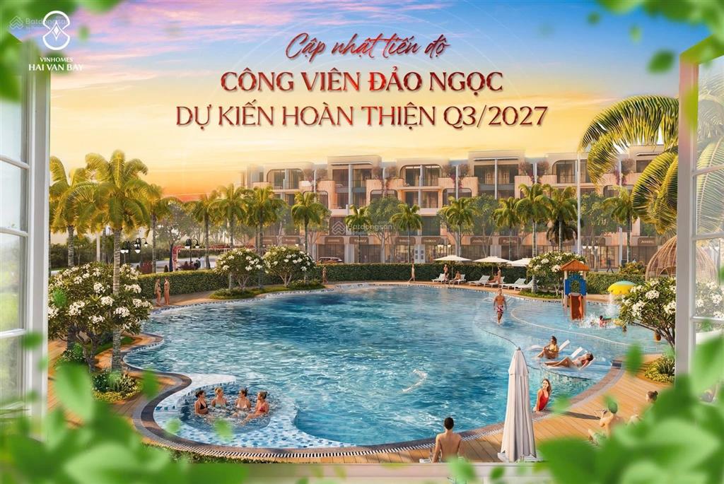 Nhà biệt thự vinhomes hải vân bay, 5,5 tỷ, 80m2  khu đảo ngọc