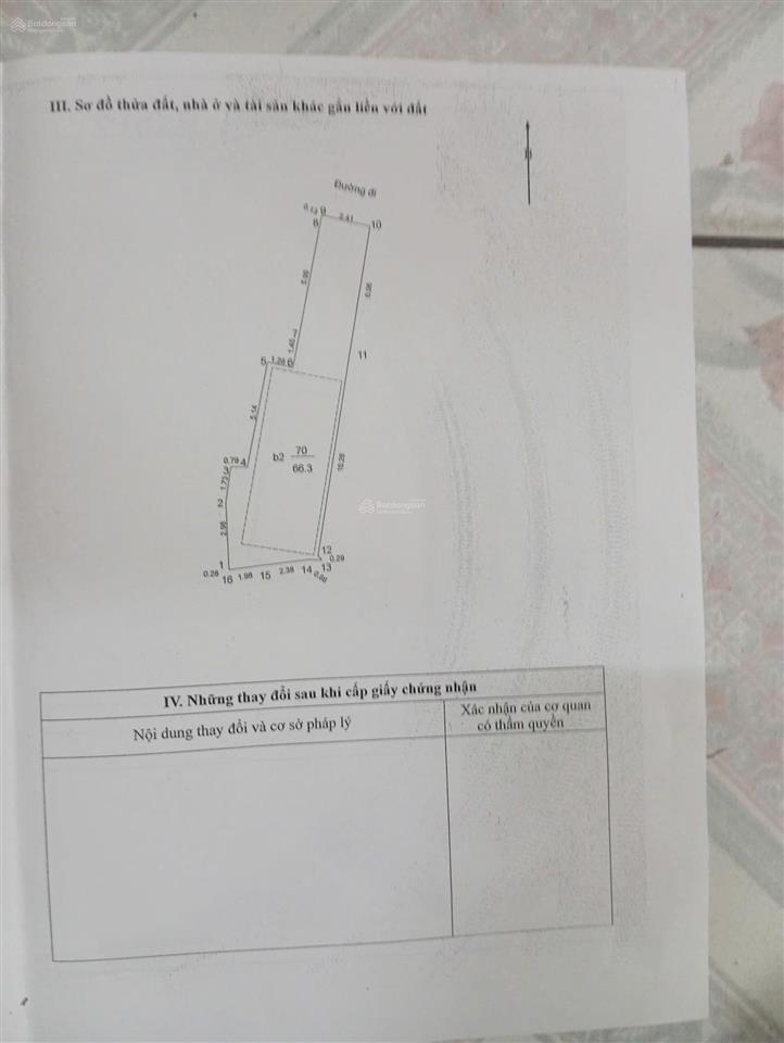 Bán nhà riêng 28, ngách 46/54 hào nam, quận đống đa, 14,7 tỷ, 66,3 m2