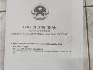 Bán nhà riêng 28, ngách 46/54 hào nam, quận đống đa, 14,7 tỷ, 66,3 m2