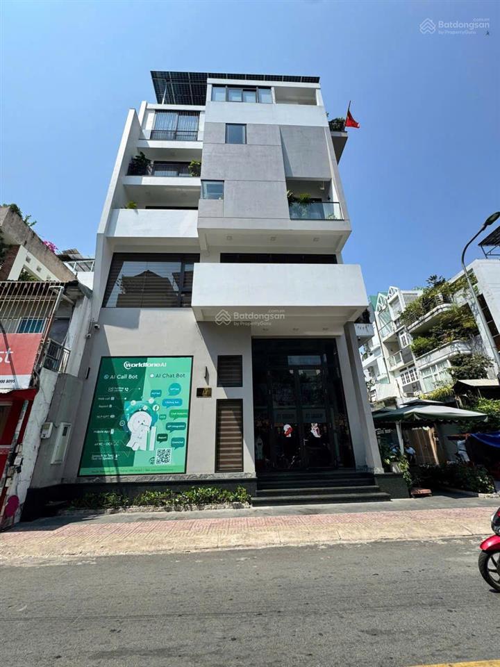 Bán nhà góc 2 mt vườn chuối quận 3, 13x15m cn 148,4m2, hầm + 6 tầng giá 90 tỷ