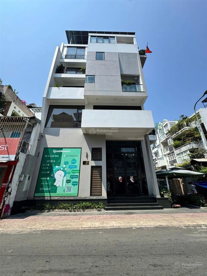Bán nhà góc 2 mt vườn chuối quận 3, 13x15m cn 148,4m2, hầm + 6 tầng giá 90 tỷ