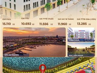 Hàng hiếm quý tộc | liền kề view sông gần bến du thuyền chỉ 10,692 tỷ