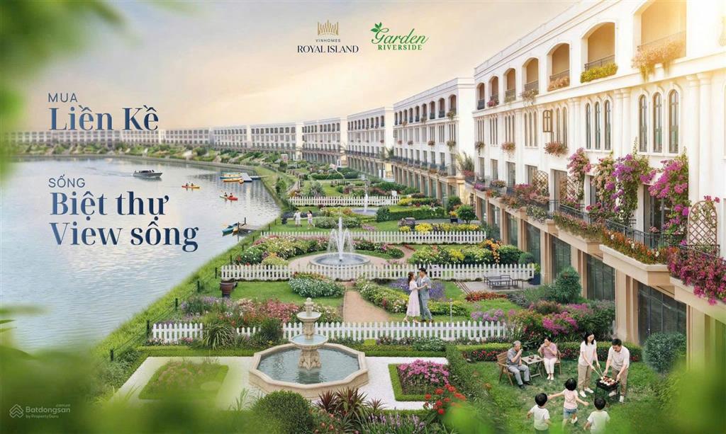 Hàng hiếm đảo vua liền kề đối diện công viên, thêm ~100m2 sân vườn