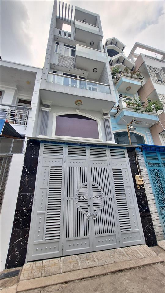 Nhà hẻm xe hơi, 5 tầng 52m(4m x 13m) vuông vức, 5pn, gần khu cityland.