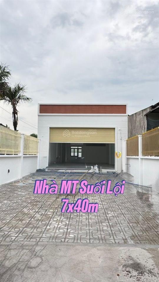 Nhà mặt tiền suối lội 7x40m cần cho thuê