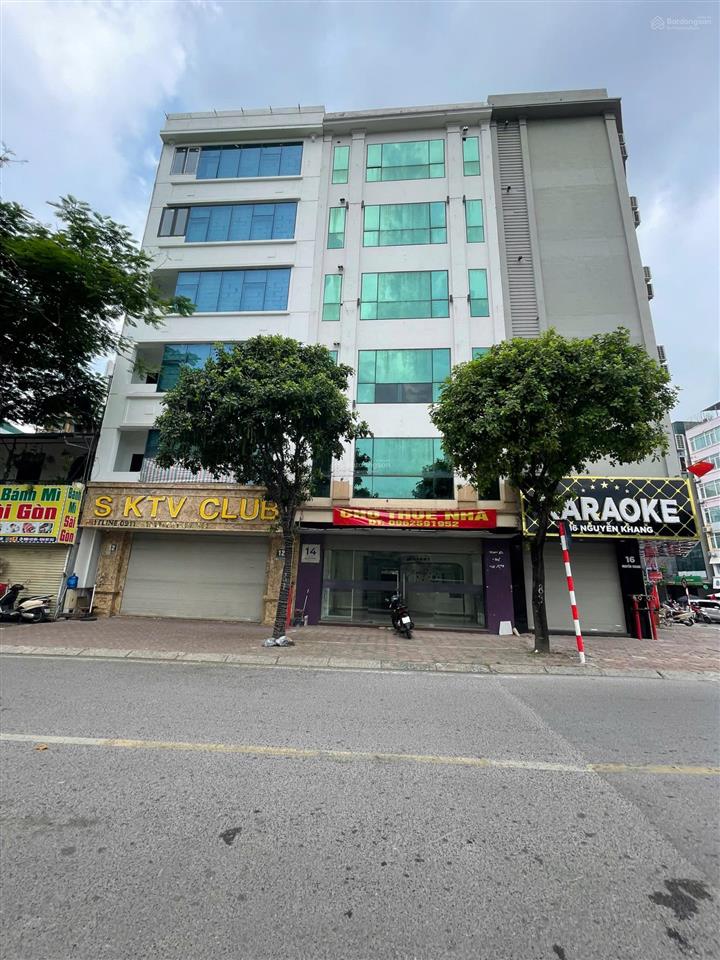 Cho thuê nhà mặt đường nguyễn khang tại địa chỉ 14 nguyễn khang, yên hoà, hà nội, ngay sát cầu 361