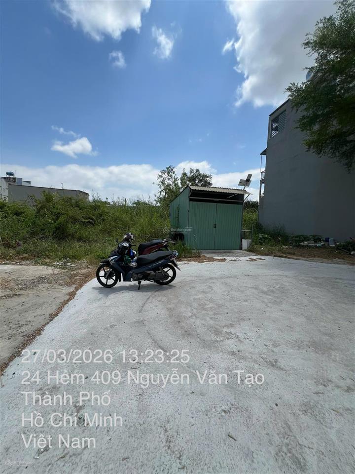 Hailongreal đất 3.8ty, dt 6x12m, hậu 7m, khu 409/ nguyễn văn tạo, long thới, nhà bè, gần cao tốc.