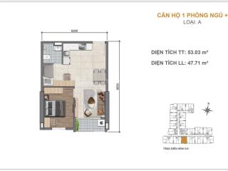 Bán căn 1pn legacy 66 q.5  cửa tây bắc, ban công đông nam siêu mát, tt 20% nhận nhà!
