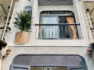 Nhà đẹp gần công viên làng hoa, đường lê văn thọ, p. 16, gv. dt 48m2, hxh, shr