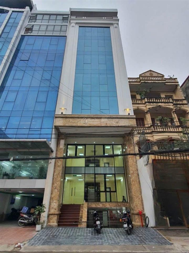 Tòa văn phòng nam trung yên, cầu giấy dt 100m2, 1 hầm, 7 nổi. thông sàn, thang máy, pccc giá 115tr