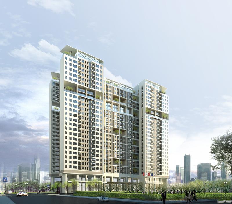 Bán ch golden west 7 tỷ vnd, 93.2m2, 3pn, 2wc, ở lê văn thiêm, p nhân chính, q. thanh xuân