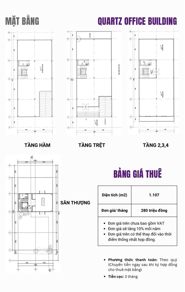 Cho thuê building hầm+5lầu mt bạch đông ôn,p.an khánh( gần trần não và lương đình của),tthc quận 2