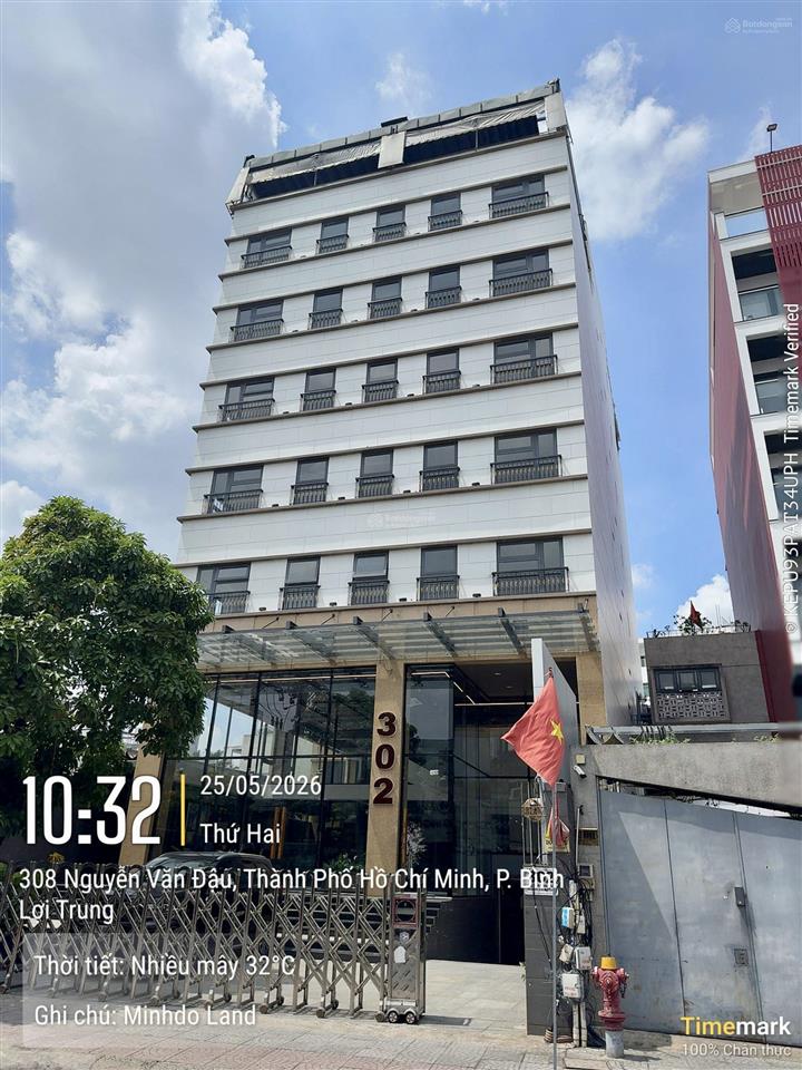 Bán toà building hầm+8lầu đang có hđt 750tr/th, sổ cá nhân, đ/c 302 nguyễn văn đậu, q. bình thạnh