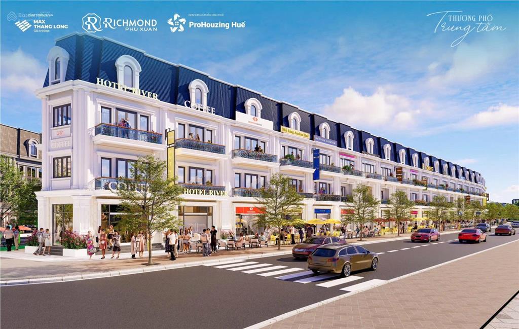 Shophouse mặt tiền chợ cống mới  cơ hội đầu tư hiếm tại richmond phú xuân