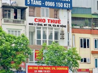 Cho thuê nhà mặt phố trường chinh  mặt tiền 7m cực khủng  kinh doanh đắc địa