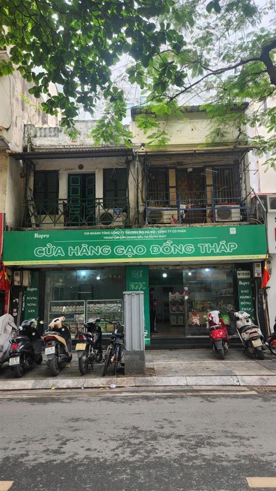 Cho thuê mặt bằng kinh doanh 1517 đội cấn 87m2 mt 7,2m giá rẻ phí nửa tháng