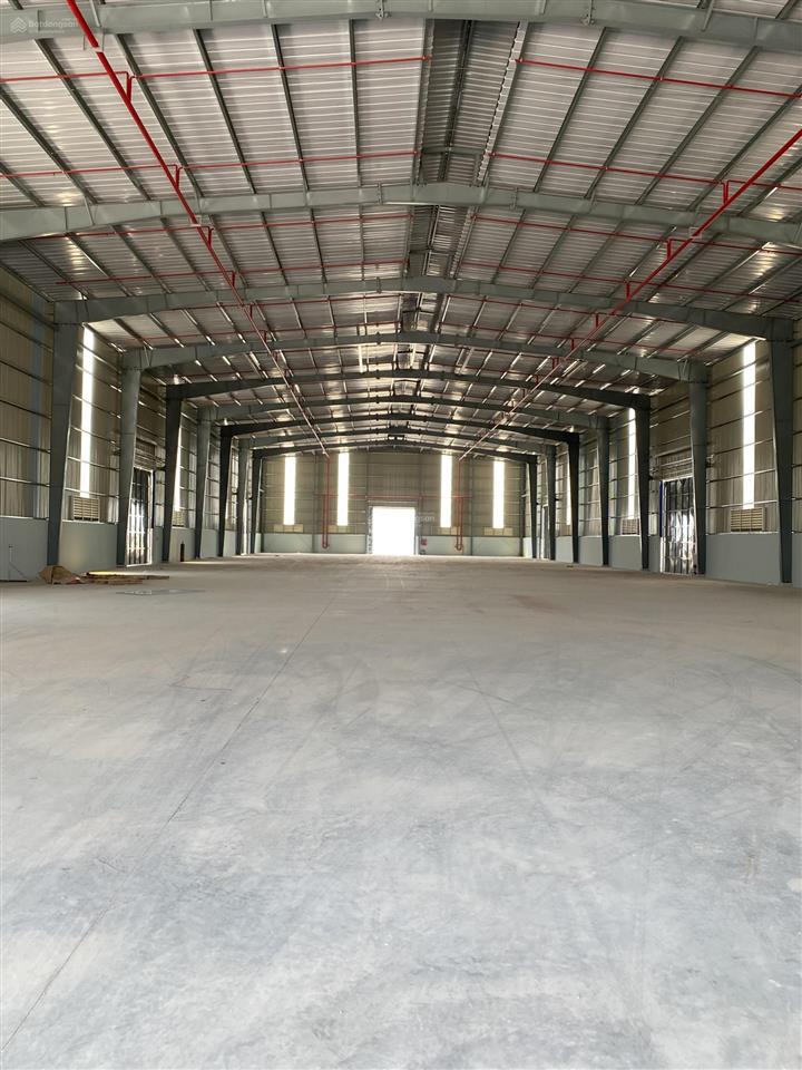 Cho thuê 5000m² kho xưởng mới xây
