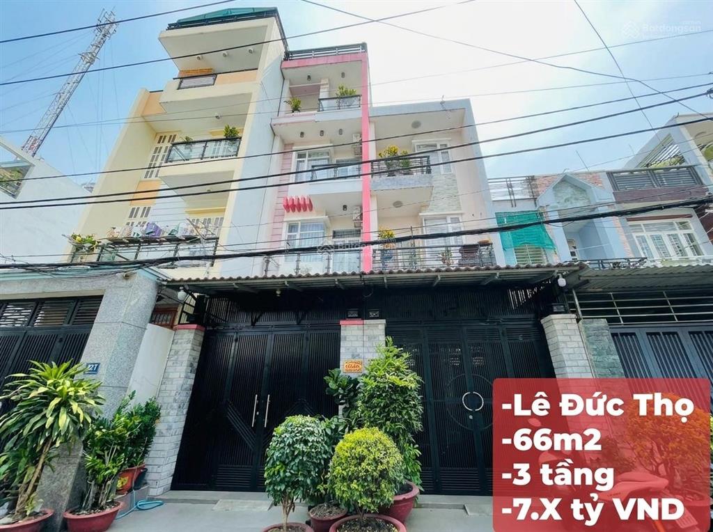 Bán nhà lê đức thọ gò vấp  khu vip phân lô  đường nhựa 6m  7.x tỷ