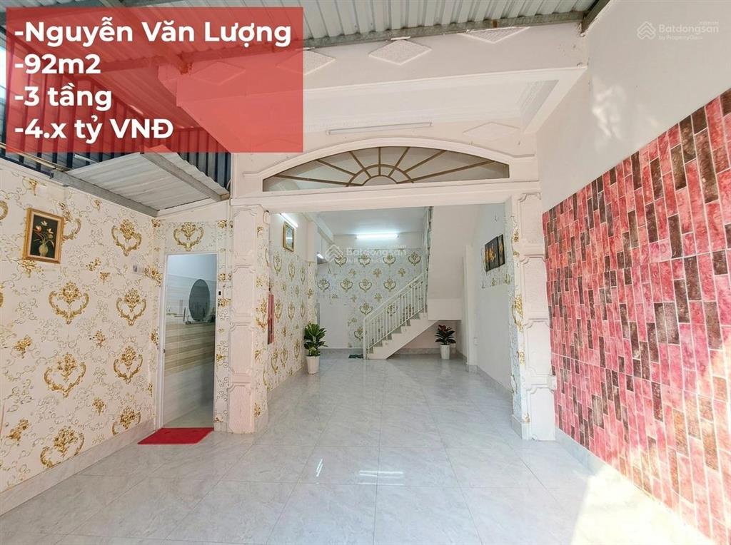 Bán nhà nguyễn văn lượng, gò vấp  92m2 siêu rộng  sát lotte mart  4. x tỷ