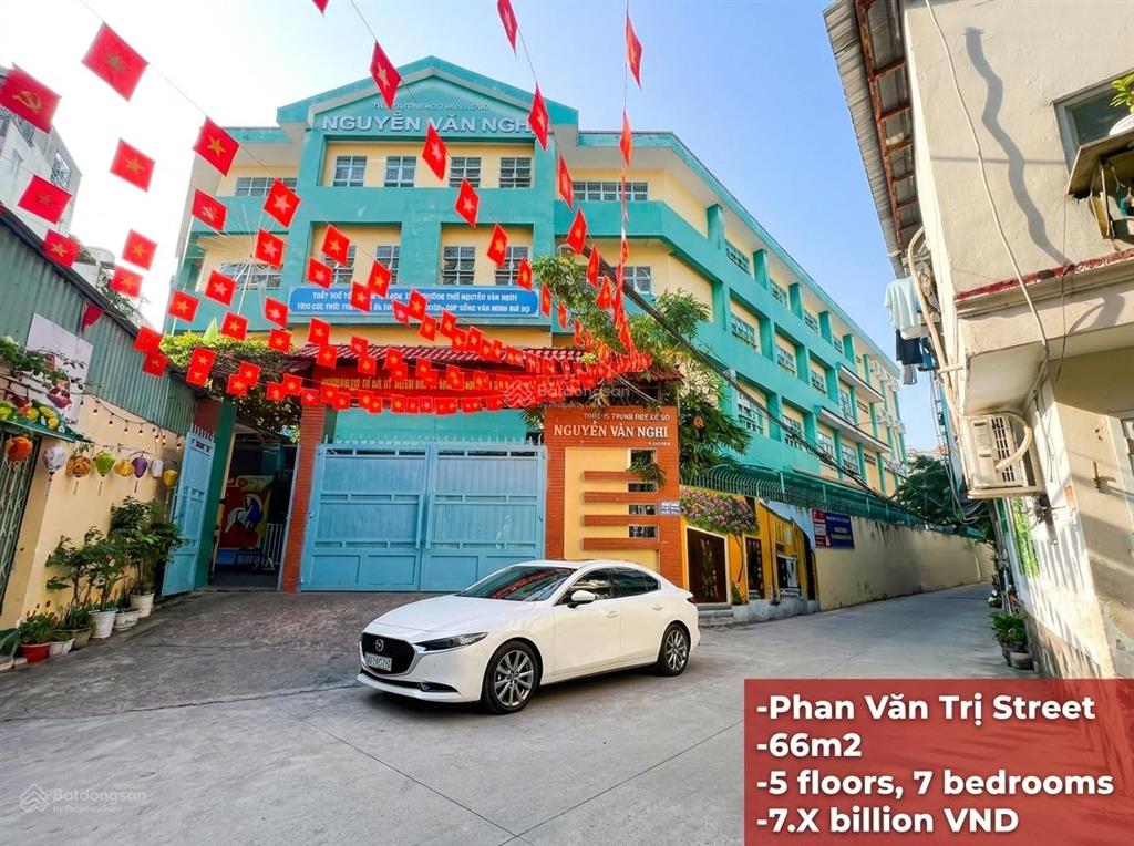 Bán nhà đường phan văn trị, quận gò vấp  66m2  hxh  7pn vừa ở vừa cho thuê  chỉ 7.x tỷ còn tl