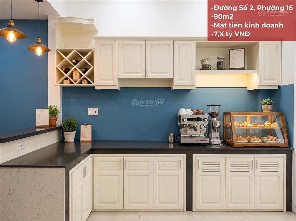 Bán nhà đường số 2 p16, quận gò vấp  80m2  mặt tiền kd  chỉ 7.x tỷ còn tl