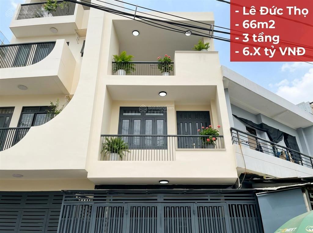 Bán nhà lê đức thọ , quận gò vấp  66m2  hxh  chỉ 6.x tỷ còn tl