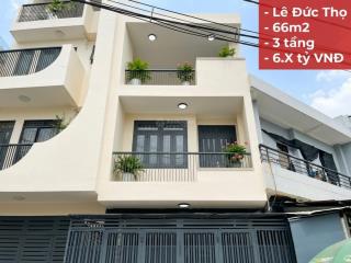 Bán nhà lê đức thọ , quận gò vấp  66m2  hxh  chỉ 6.x tỷ còn tl