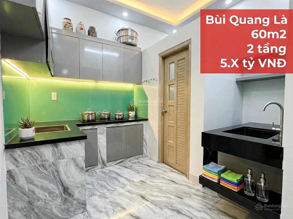 Bán nhà bùi quang là, quận gò vấp  60m2  hxh  chỉ 5.x tỷ còn tl