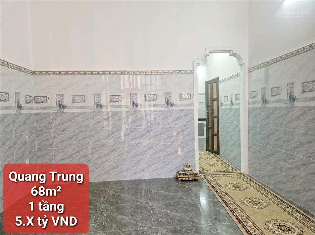 Bán nhà quang trung, quận gò vấp  68m2  chỉ 5.x tỷ còn tl