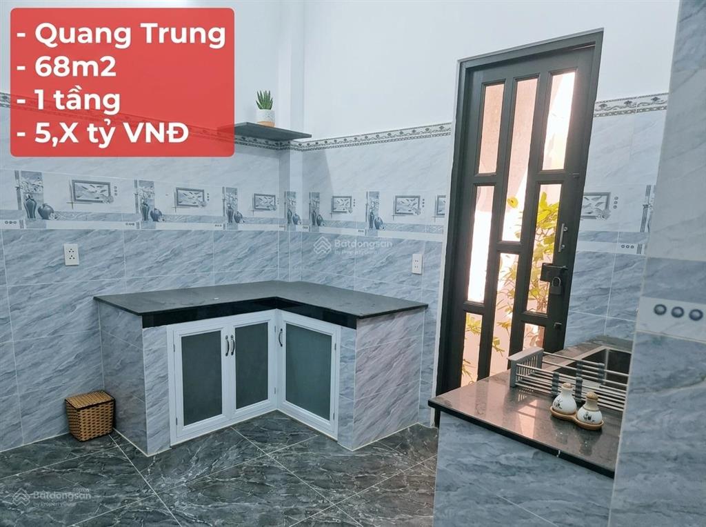 Bán nhà quang trung, quận gò vấp  68m2  chỉ 5.x tỷ còn tl