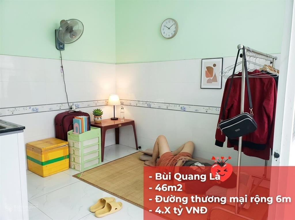 Bán nhà bùi quang là, quận gò vấp  46m2  đường thông 6m kd  chỉ 4. x tỷ còn tl