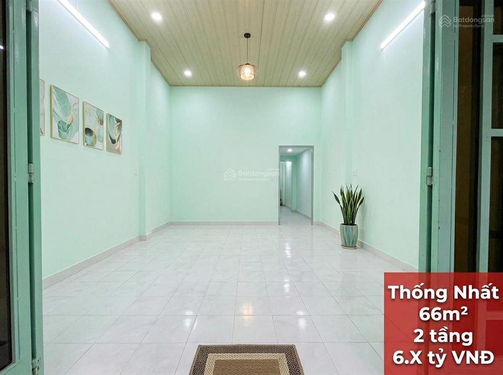 Bán nhà thống nhất, quận gò vấp  66m2  chỉ 6.x tỷ còn tl