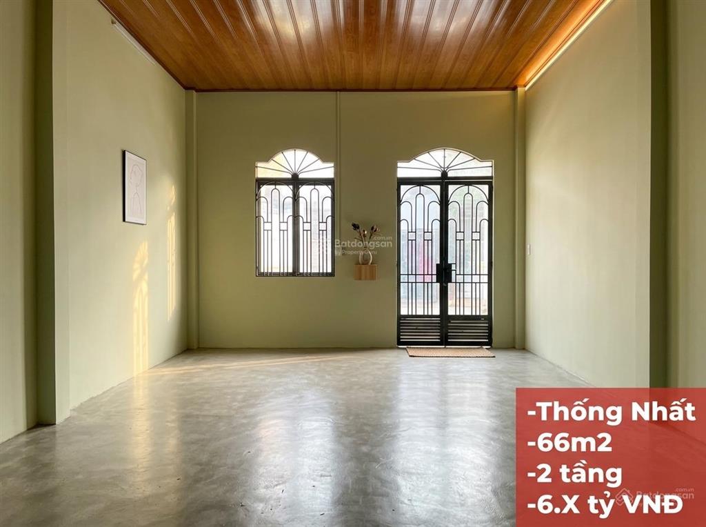 Bán nhà thống nhất, quận gò vấp  66m2  chỉ 6.x tỷ còn tl