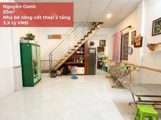 Bán nhà nguyễn oanh, quận gò vấp  55m2  chỉ 3.x tỷ còn tl