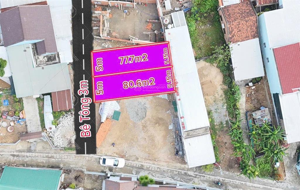 Đất dân cắt 2 lô đất thổ cư diên lạc, khánh hòa.