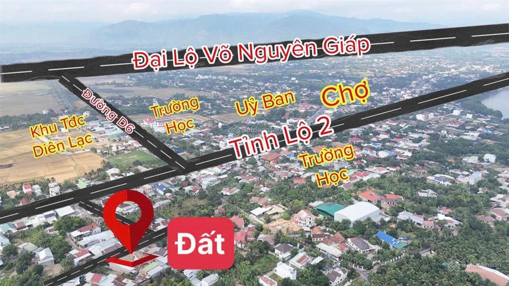 Đất dân cắt 2 lô đất thổ cư diên lạc, khánh hòa.