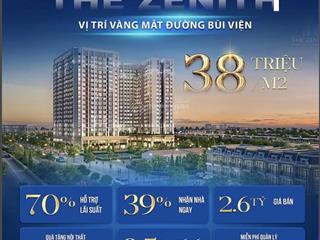 Bán ch 62m2 tại the zenith hải phòng, 38 triệu vnd