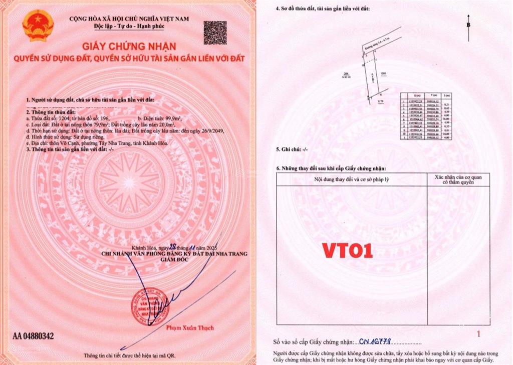 Gần hương lộ 46 (~50m), cách 23/10