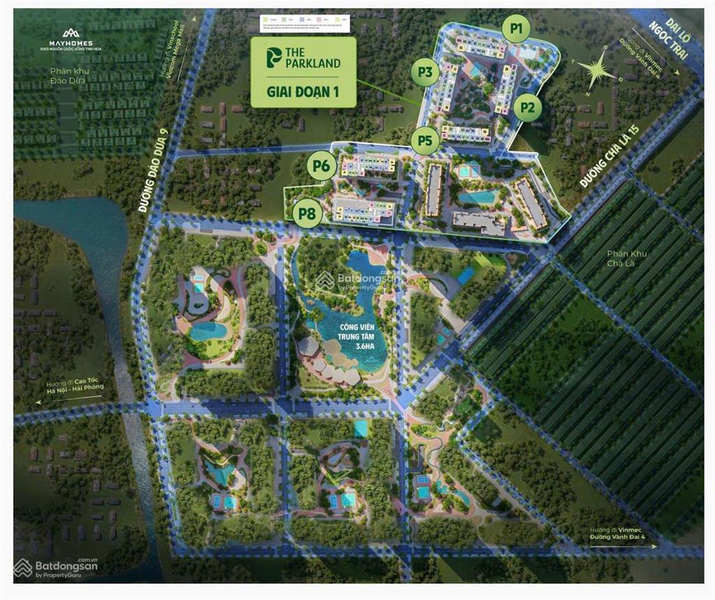Giá chỉ 2,9 tỷ căn 1 phòng ngủ+ tòa p6 | giá tốt tại the parklandmik groupvin ocean park2