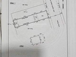 Hiếm  hẻm xe hơi thông 8m  dương quảng hàm  p5 gv  76m2 (4x19)  2 tầng  xây mới 6 tâng + hầm.