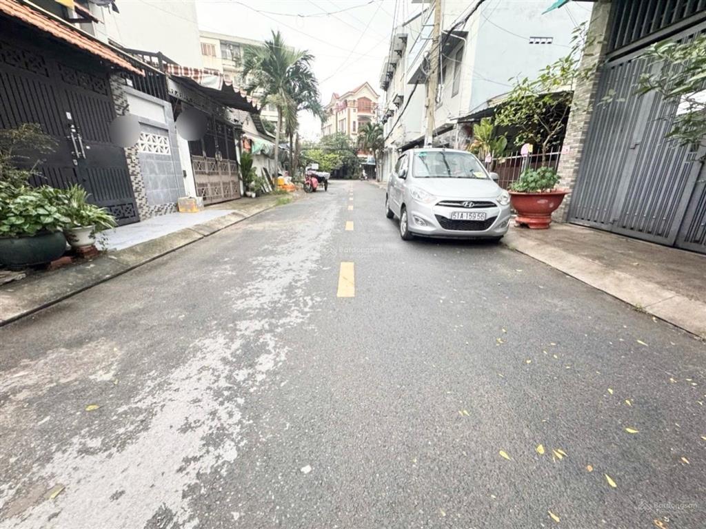 Hiếm  hẻm xe hơi thông 8m  dương quảng hàm  p5 gv  76m2 (4x19)  2 tầng  xây mới 6 tâng + hầm.